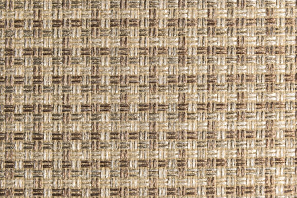 istock Textured background large beige textile. Texture of textile fabric close-up 1136012882