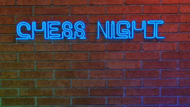 istock Capital letters neon text 