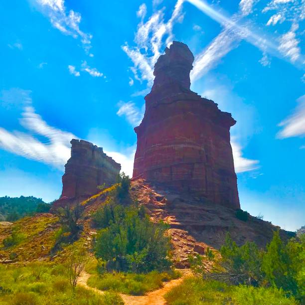 istock Lighthouse Rock at Palo Duro 1136016303