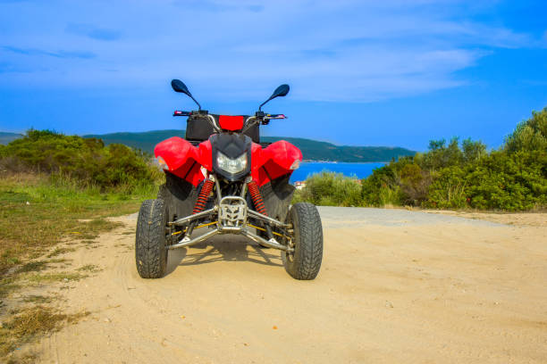 istock Quad bike ATV on the island 1136017055