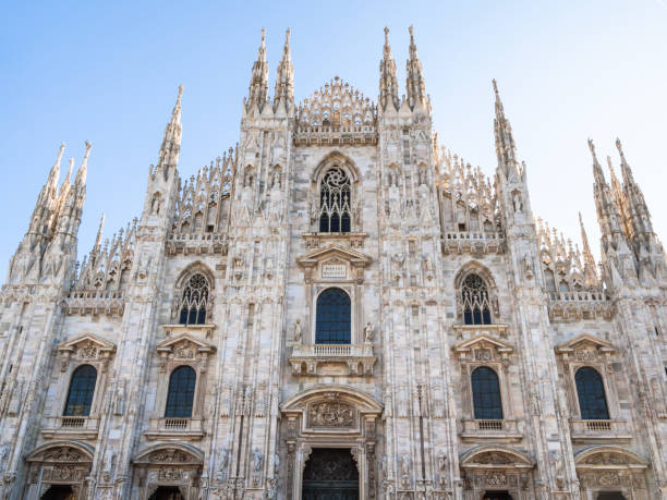 istock facade of Milan Cathedral in morning 1136018761
