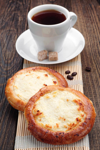 istock Buns with cottage cheese and coffee 1136022199