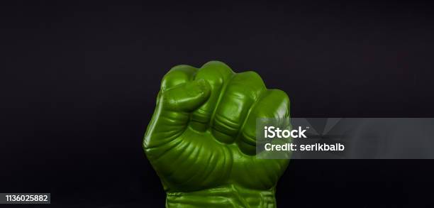 Green Toy Fist Stock Photo - Download Image Now - Abstract, Arm, Close-up