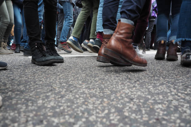 istock Show, jump, vote with your feet, climate change. Future 1136029856