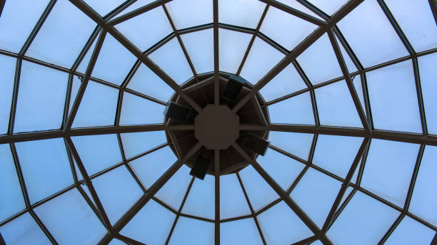 istock Glass dome in the sky. 1136034477