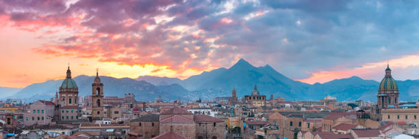 istock Palermo at sunset, Sicily, Italy 1136037434