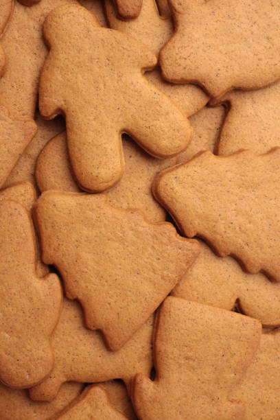 istock Gingerbread cookies, for backgrounds or textures 1136037579