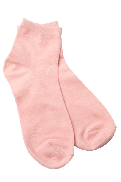 istock Pair of pink socks 1136037592