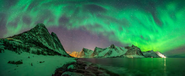 istock Kliptinden aurora panorama 1136037923