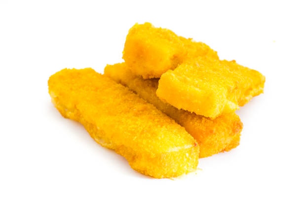 istock Fish fingers isolated on white background 1136042735
