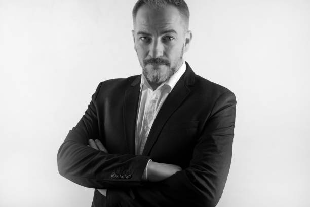 istock Portrait of a serious man 1136042986