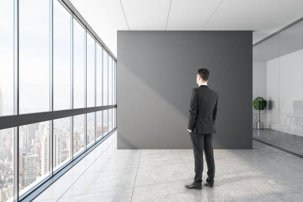 istock Businessman in modern office 1136049302