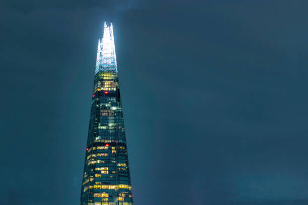 Skyline of the City of London by the river Thames