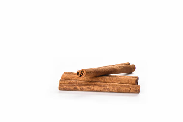 istock A few cinnamon sticks isolated on white background. Spice concept. 1136056563