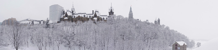 Parliament Building after Blizzard, Ottawa