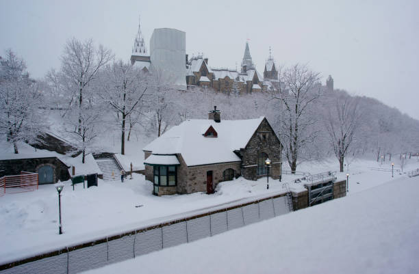 istock Parliament Building after Blizzard, Ottawa 1136062642