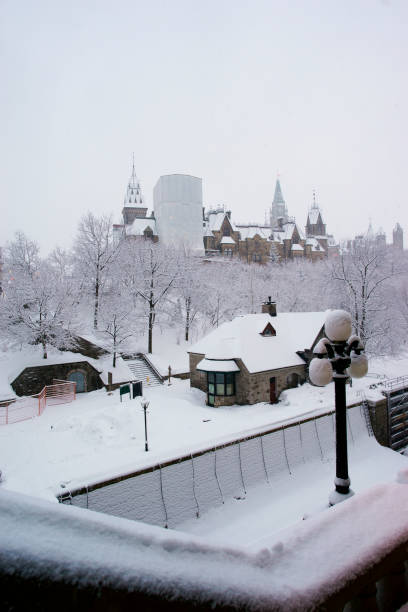 istock Parliament Building after Blizzard, Ottawa 1136062700