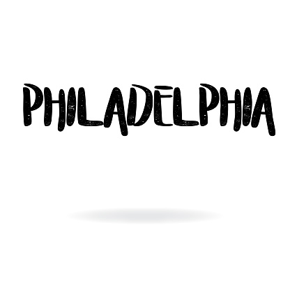 Philadelphia Lettering Png Philadelphia Lettering Design Stock Illustration - Download Image Now ...