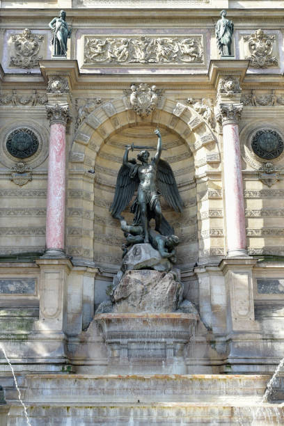 istock Saint-Michel Fountain-Paris, France 1136077021