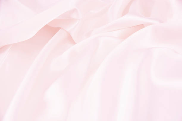 istock Texture satin fabric pink color for the background 1136079509