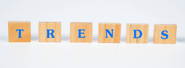 istock TREND word on wooden cube block.trend concept . 1136085135