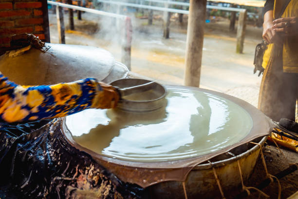 istock Rice paper factory 1136087922