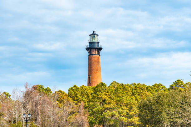 istock Curriituck Beach Lighthouse In Outer Banks 1136094642