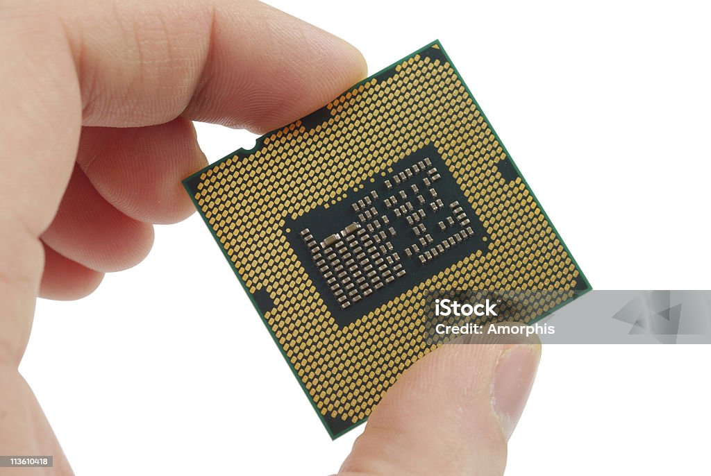 CPU análise - Foto de stock de Branco royalty-free