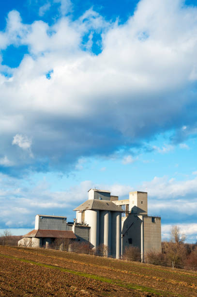 istock Grain silo on a farm 1136116634