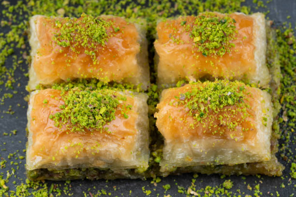 istock Turkish dessert sobiyet baklava 1136118184