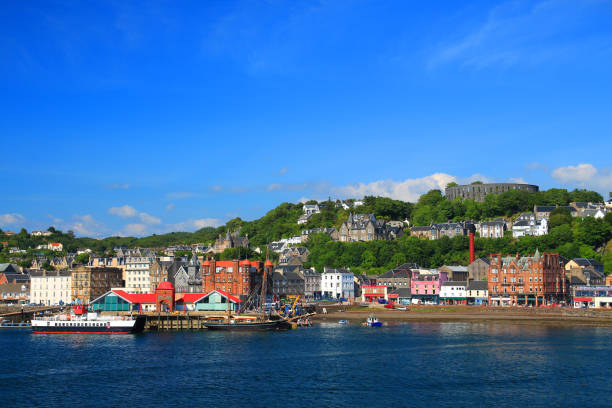 Coastal town of Oban, Scotland, UK
