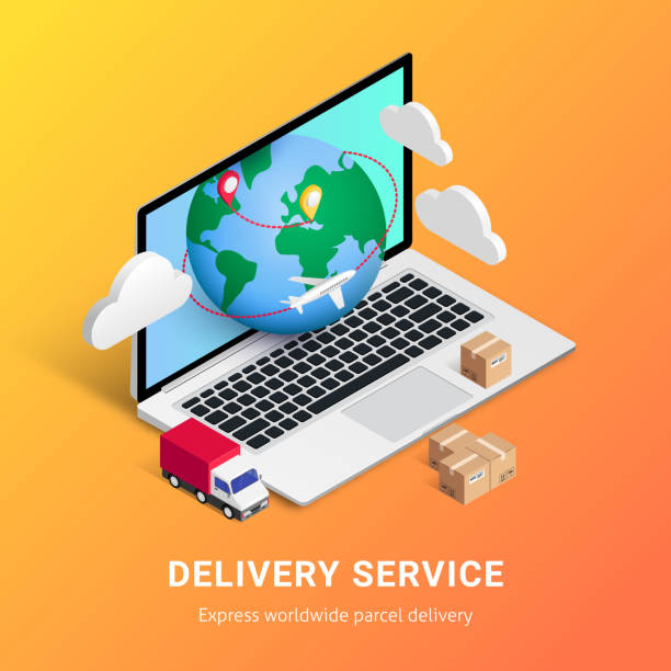 Notebook Logistics 590+ Isometric Laptop Logistics Stock Illustrations, Royalty-Free ...