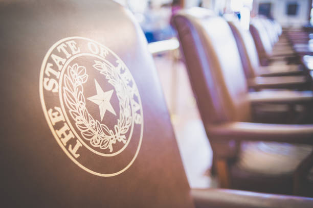 Austin, Texas, USA - May 22, 2017 : The chair  in the meeting room in the Texas Capitol.