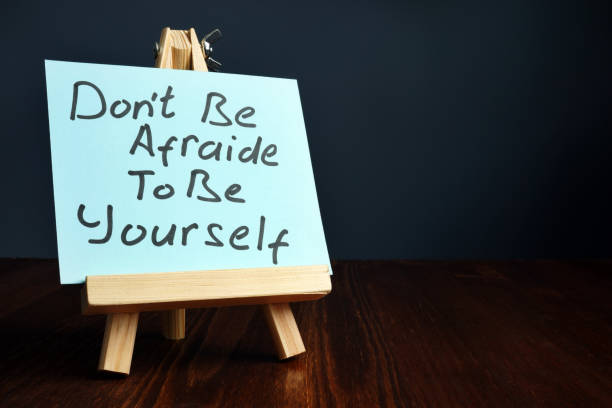 istock Don't be afraid to be yourself. Freedom and mindset. 1136139324