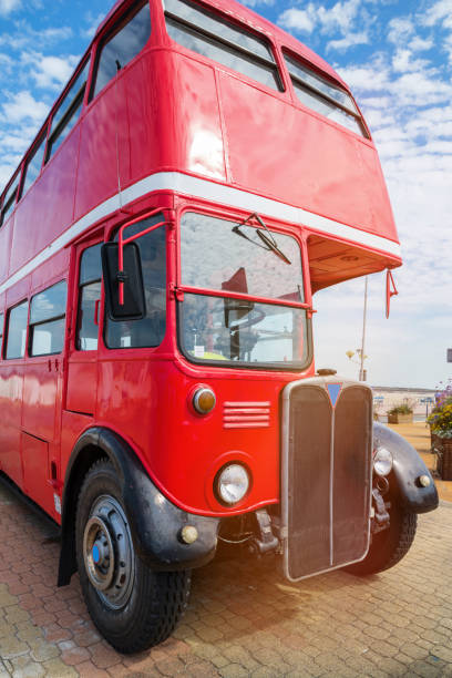 istock old double-decker bus in the streets of Calais 1136141297