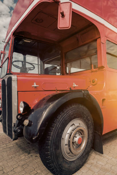istock old double-decker bus in the streets of Calais 1136141319