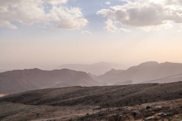 istock Hill and mountain scenery of Oman 1136145940