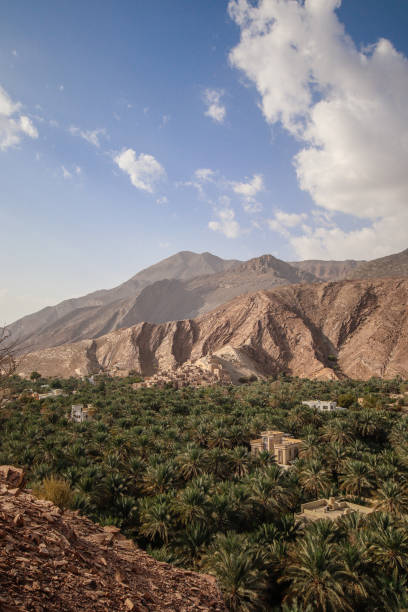 istock Ancient Mountain Village ruins in Oman 1136146101