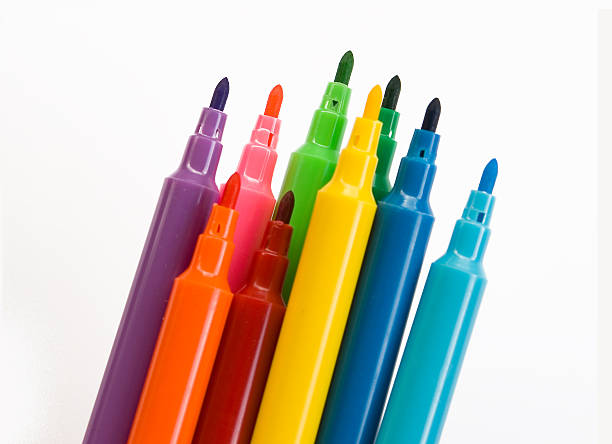 istock colors pen isolated on white background 113614858