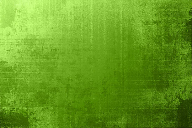 istock Green rough background with color fading spots 113615236