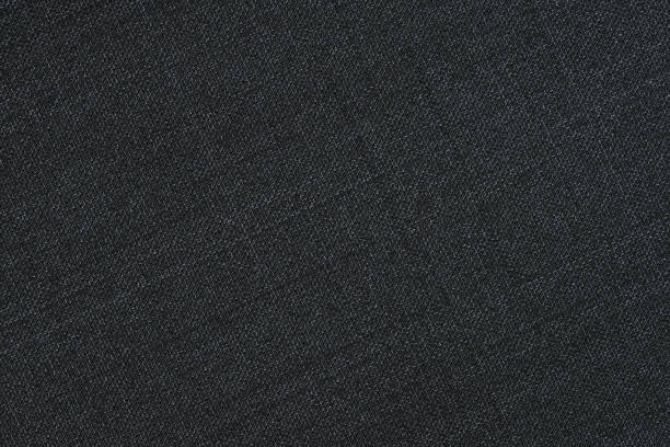 текстура черной ткани 2 - art fiber pattern textured effect стоковые фото и изображения