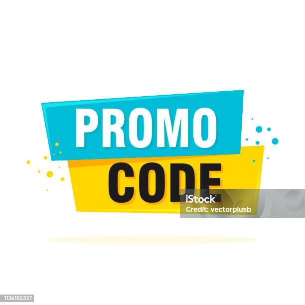 Promo Code Coupon Code Flat Vector Set Design Illustration On White Background Stock Illustration - Download Image Now