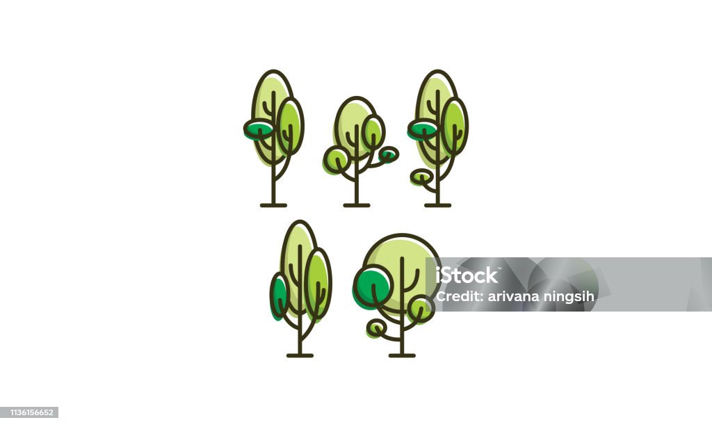 tree icon vector For your stock vector needs. My vector is very neat and easy to edit. to edit you can download .eps. Tree stock vector