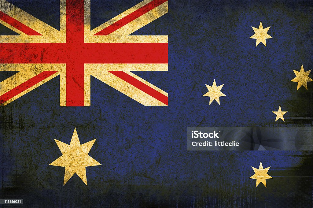 Flaga Australii - Zbiór zdjęć royalty-free (Australia)