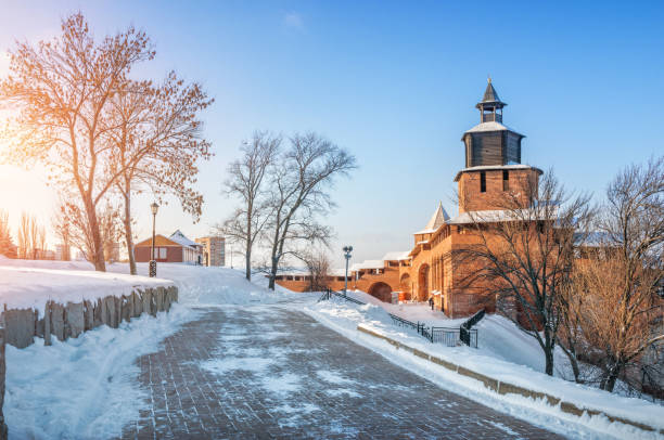 istock Clock tower of the Nizhny Novgorod Kremlin 1136161562