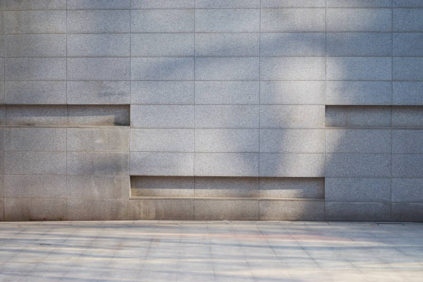 istock No people background of granite wall and paved floor 1136161618