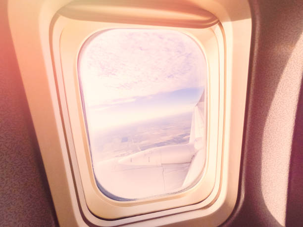 istock View from the commercial passanger airplane. 1136162125