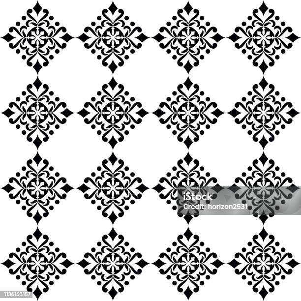 Retro Tiles Vector Vintage Tile Vector Stock Illustration - Download Image Now - Abstract ...