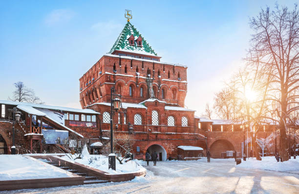 Brick Dmitriev Tower of the Nizhny Novgorod Kremlin