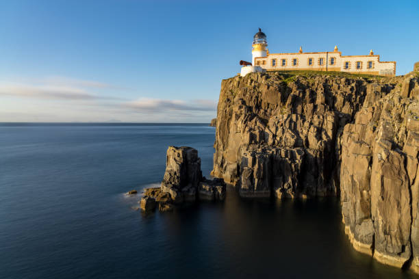 istock Neist Point lighthouse at Isle of Skye, Scottish highland 1136167023